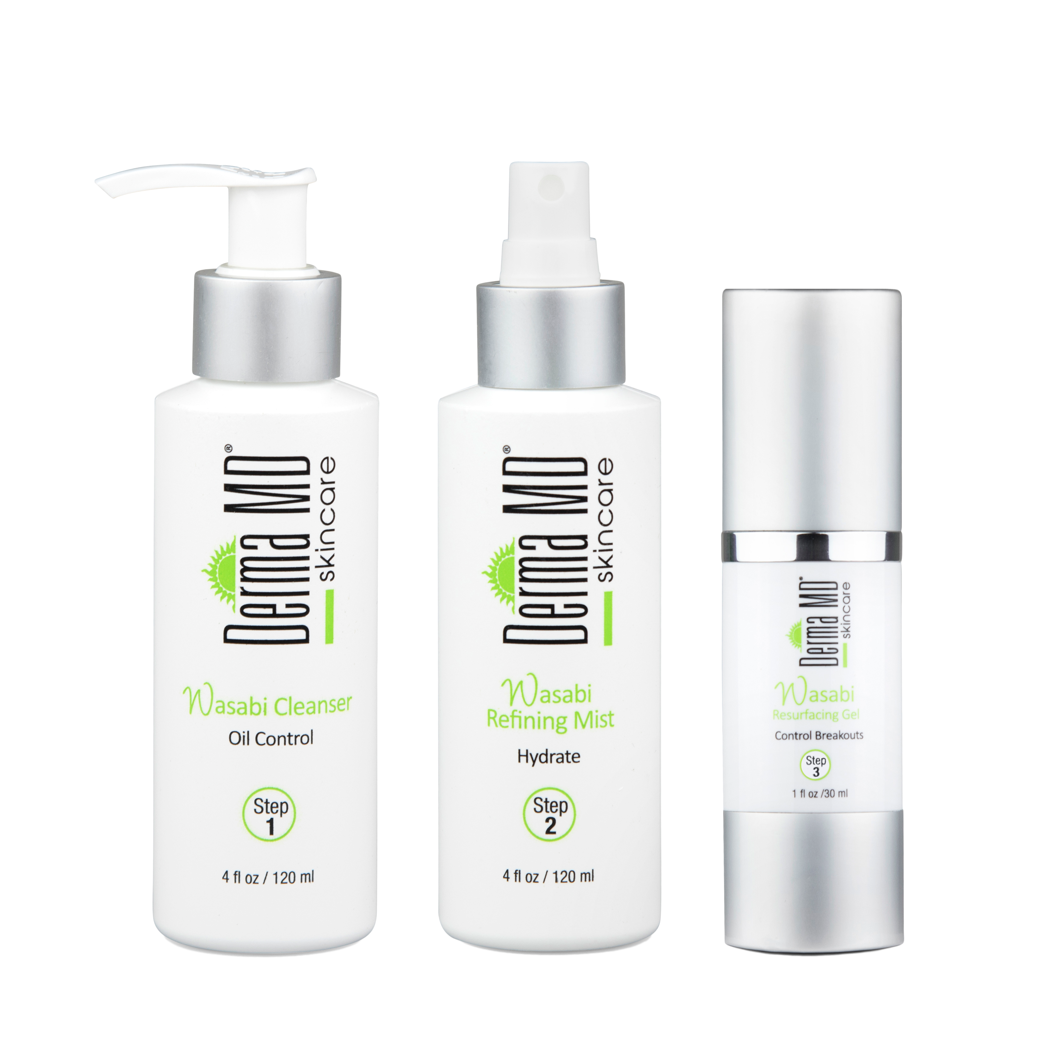 Wasabi 3 step acne kit